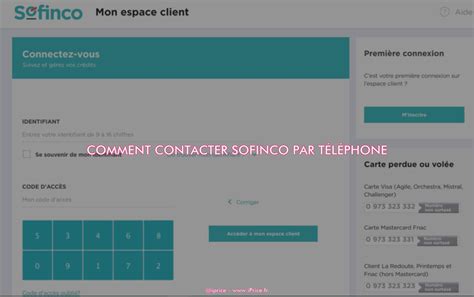 sofinco contact gratuit|Contacter Sofinco